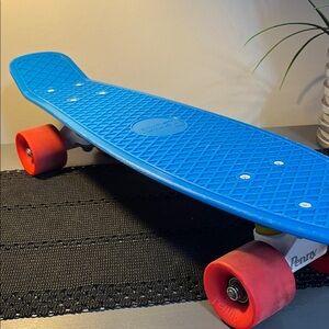 Penny Blue Deck Red Wheels Skateboard 22”